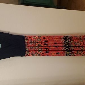 2 for $20 Aztex Print Maxi Dress size Lg